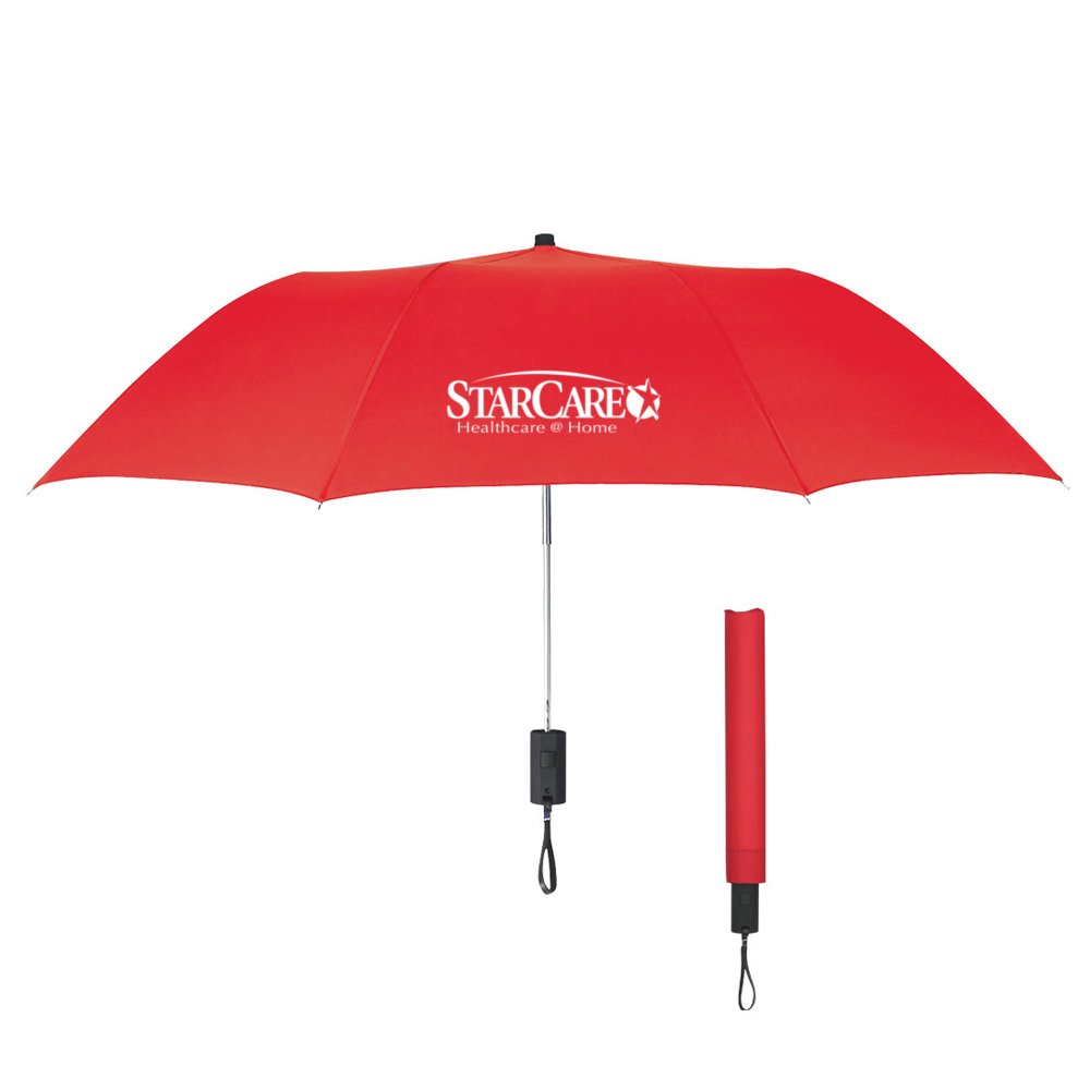 Add Your Logo: 44" Large Arc Umbrella